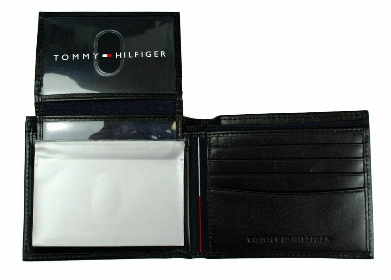 ארנק עור לגבר ארנק TOMMY HILFIGER דגם 31TL22X063-BLK PULLU