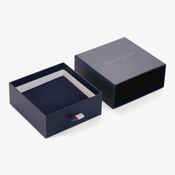 צמיד TOMMY HILFIGER לגבר עור מקולקצית CASUAL עם לוגו המותג דגם