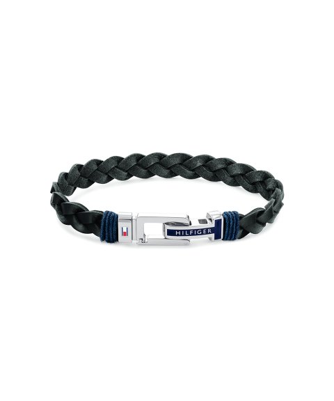 צמיד TOMMY HILFIGER לגבר עור מקולקציית CASUAL עם לוגו המותג דגם