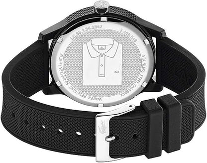 2010986 שחור L12.12 שעון יוניסקס LACOSTE