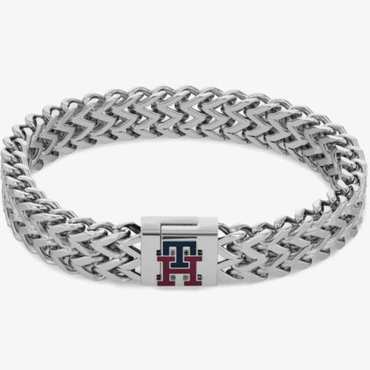 TH-2790245 עם לוגו המותג דגם ID BRACELET מקולקציית TOMMY HILFIGER צמיד מתכת לגבר של המותג