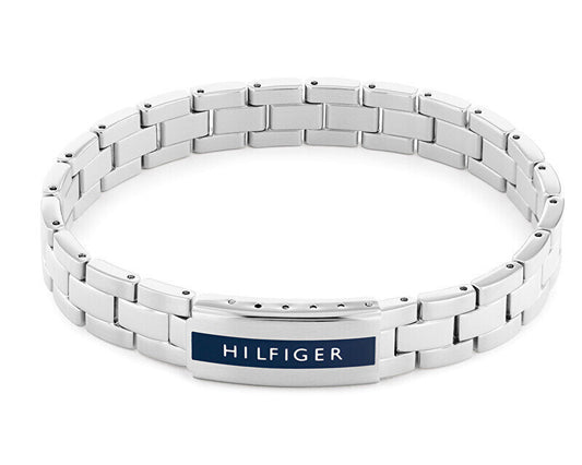 TH-2790485 עם לוגו המותג דגם ICONIC STRIPES מקולקציית TOMMY HILFIGER צמיד מתכת לגבר של המותג