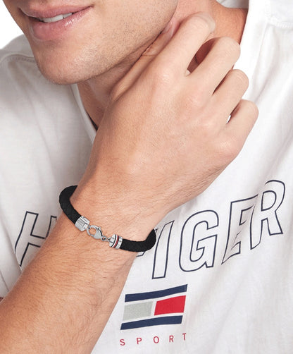 TH-2790553 עם לוגו המותג דגם SILICONE מקולקציית TOMMY HILFIGER צמיד מתכת לגבר של המותג