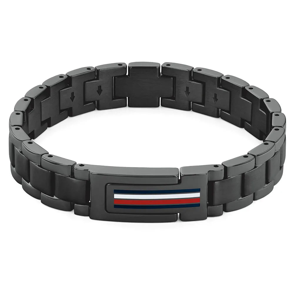 צמיד מתכת לגבר TOMMY HILFIGER מקולקציית MASON עם לוגו המותג דגם 2790597