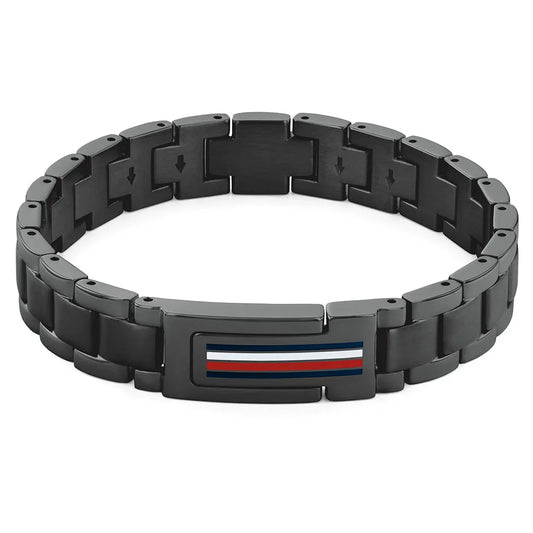 צמיד מתכת לגבר TOMMY HILFIGER מקולקציית MASON עם לוגו המותג דגם 2790597