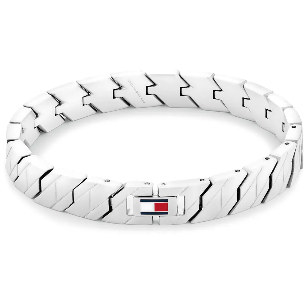 צמיד מתכת לגבר TOMMY HILFIGER מקולקציית LARS עם לוגו המותג דגם 2790619