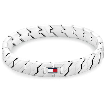 צמיד מתכת לגבר TOMMY HILFIGER מקולקציית LARS עם לוגו המותג דגם 2790619