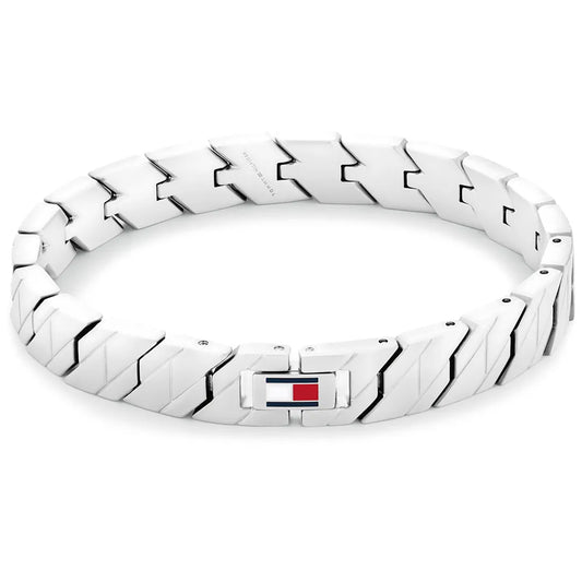 צמיד מתכת לגבר TOMMY HILFIGER מקולקציית LARS עם לוגו המותג דגם 2790619