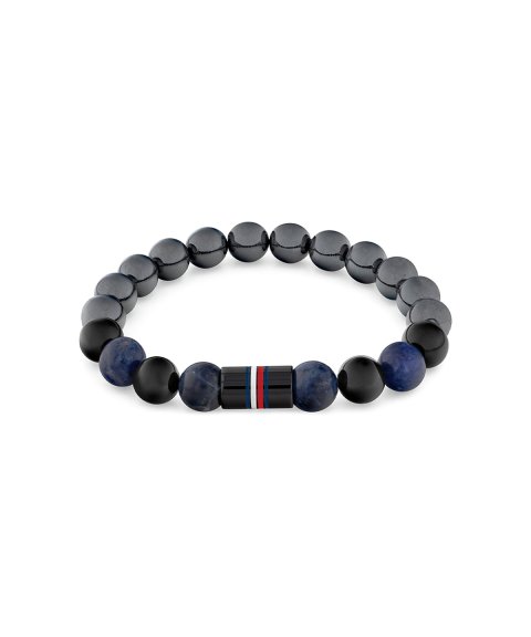 TH-2790360 עם לוגו המותג דגם JAMESON מקולקציית TOMMY HILFIGER צמיד חרוזים לגבר של המותג