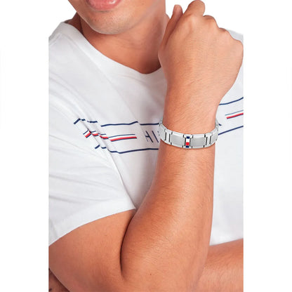2790657 עם לוגו המותג דגם TOMMY HILFIGER צמיד מתכת לגבר של המותג