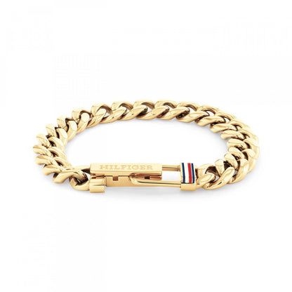 2790665 עם לוגו המותג דגם ADJUSTABLE CHAIN מקולקציית TOMMY HILFIGER צמיד מתכת לגבר