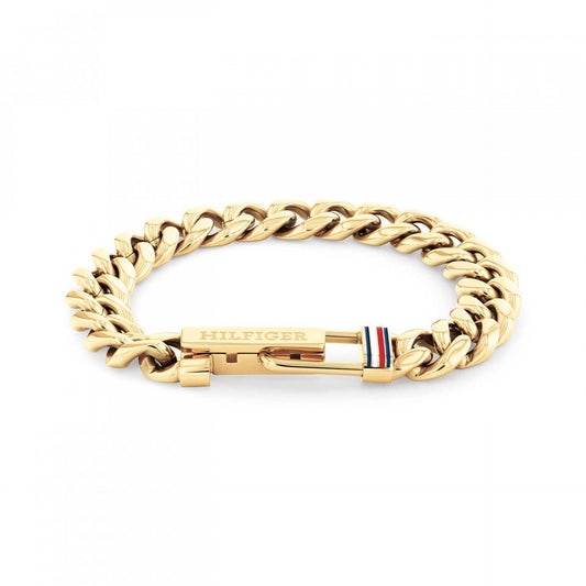 2790665 עם לוגו המותג דגם ADJUSTABLE CHAIN מקולקציית TOMMY HILFIGER צמיד מתכת לגבר
