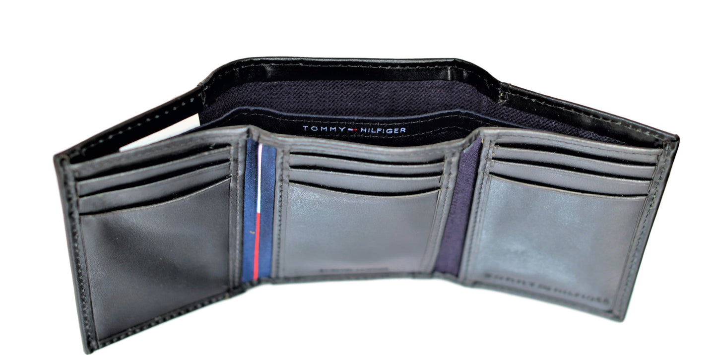 ארנק TOMMY HILFIGER דגם 31TL11X033-BLK TRIFOLD