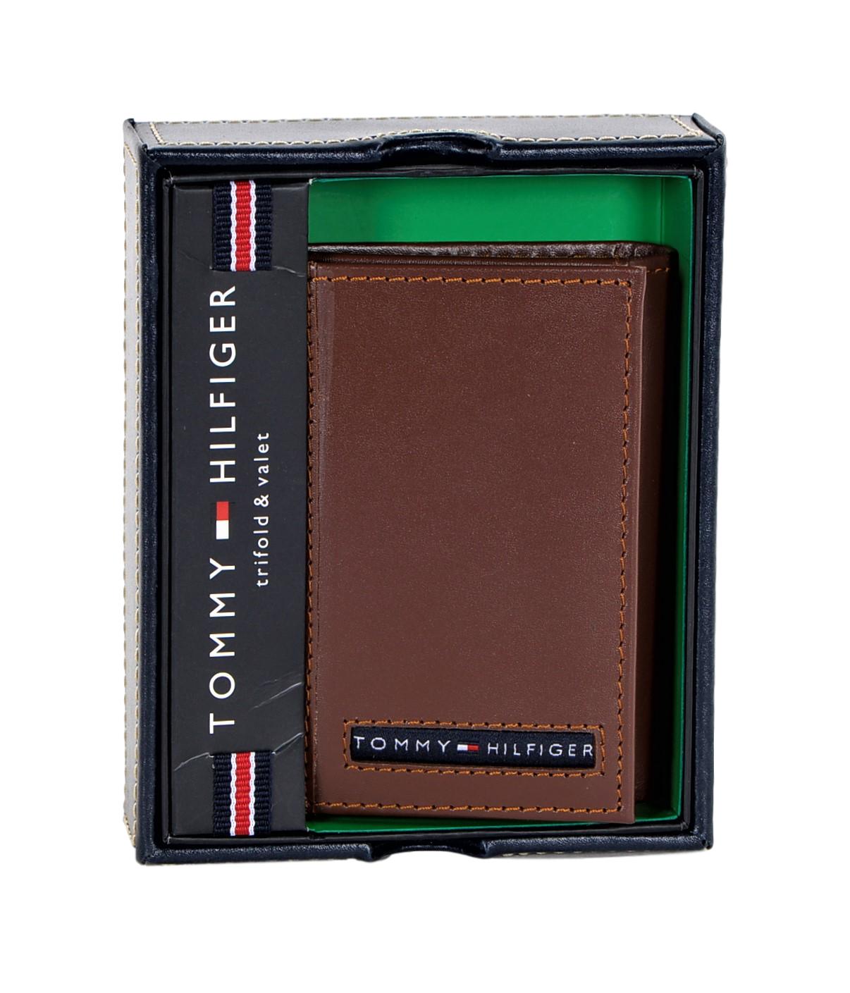 ארנק TOMMY HILFIGER דגם 31TL11X033-TAN TRIFOLD