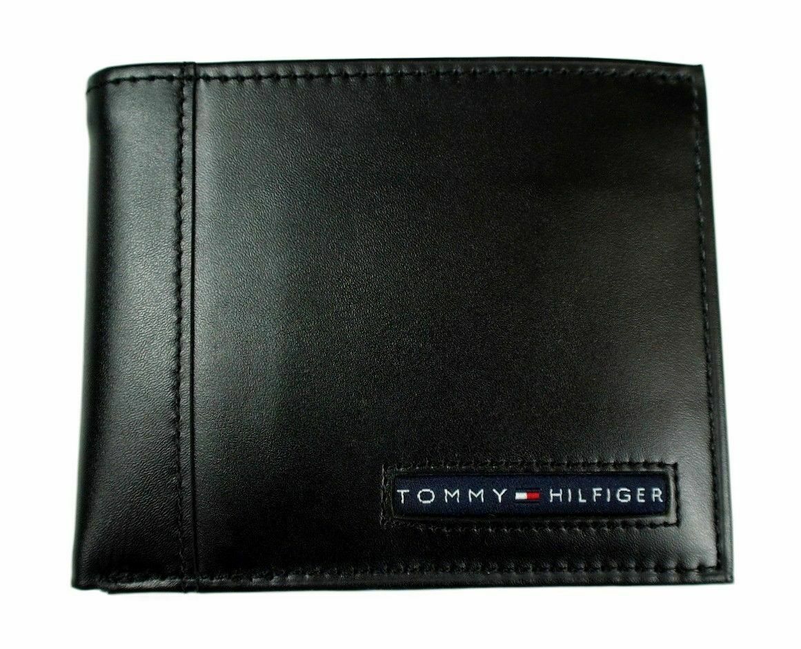 ארנק עור לגבר ארנק TOMMY HILFIGER דגם 31TL22X063-BLK PULLU