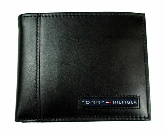 ארנק עור לגבר ארנק TOMMY HILFIGER דגם 31TL22X063-BLK PULLU