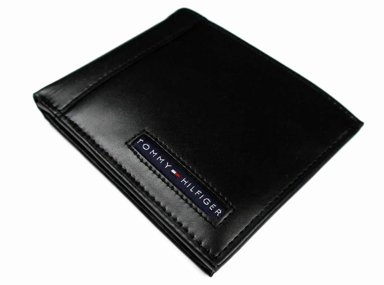 ארנק עור לגבר ארנק TOMMY HILFIGER דגם 31TL22X063-BLK PULLU