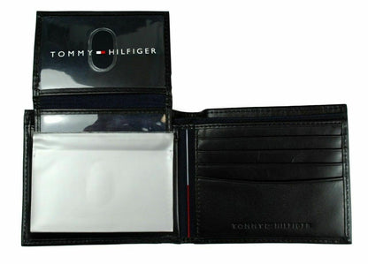 ארנק עור לגבר ארנק TOMMY HILFIGER דגם 31TL22X063-BLK PULLU