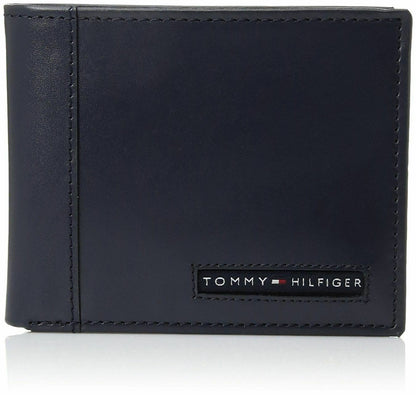 ארנק עור לגבר ארנק TOMMY HILFIGER דגם 31TL22X063-NAV PULLU