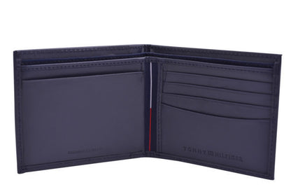 ארנק עור לגבר ארנק TOMMY HILFIGER דגם 31TL22X063-NAV PULLU