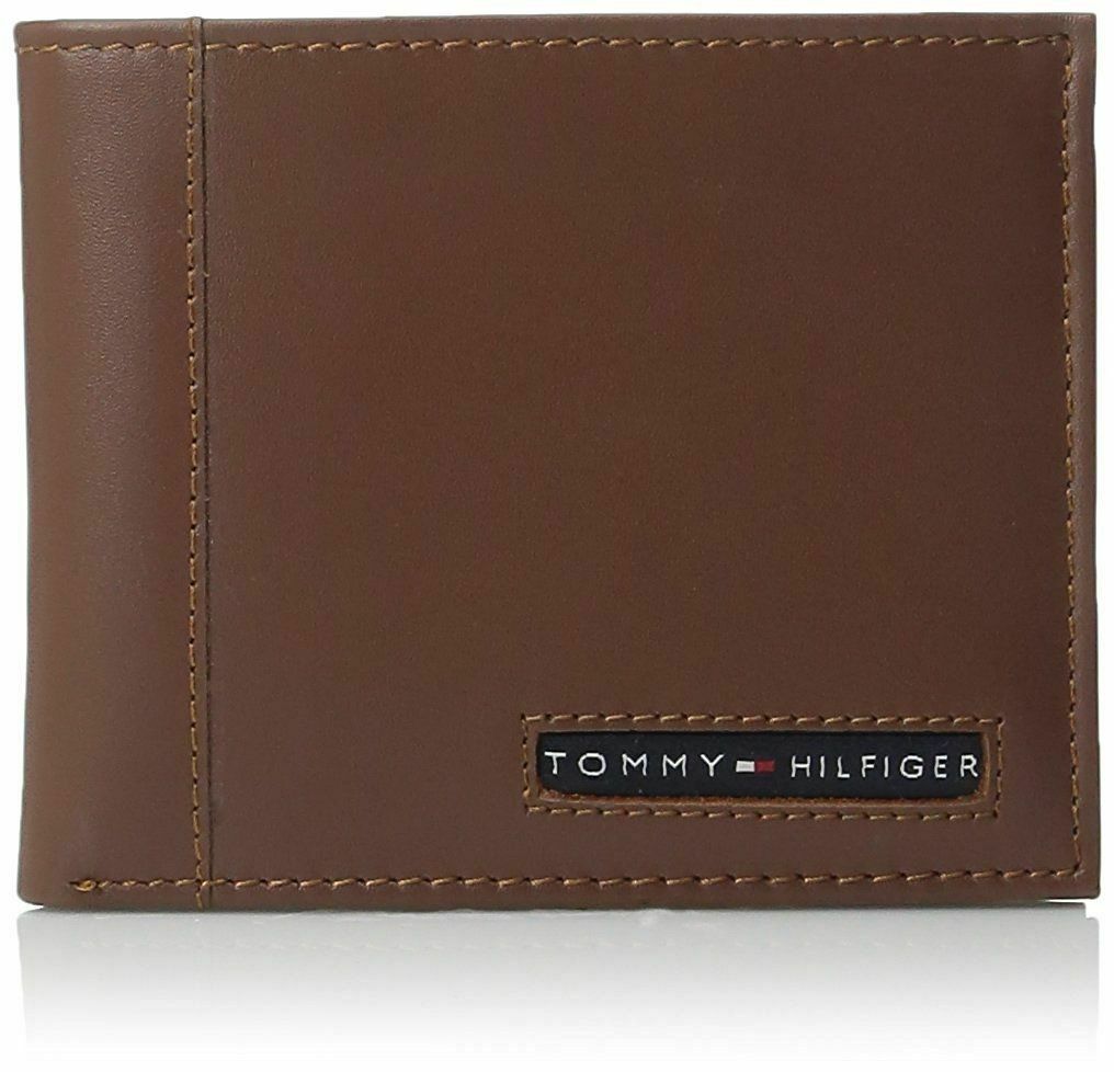 ארנק עור לגבר ארנק TOMMY HILFIGER דגם 31TL22X063-TAN PULLU