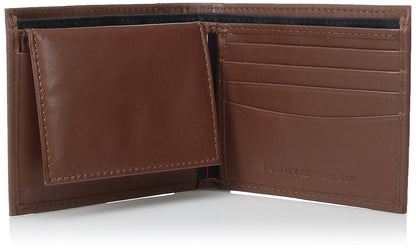 ארנק עור לגבר ארנק TOMMY HILFIGER דגם 31TL22X063-TAN PULLU