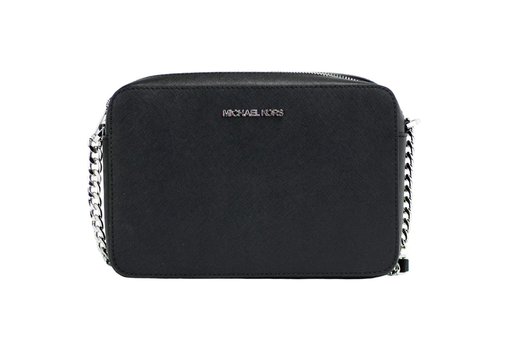 תיק קרוסבודי Jetset בגודל מדיום מבית Michael Kors דגם 35F8STTC9L-BLKS