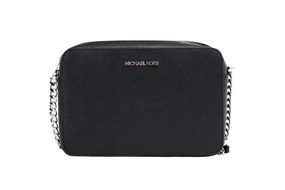 תיק קרוסבודי Jetset בגודל מדיום מבית Michael Kors דגם 35F8STTC9L-BLKS