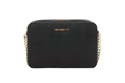 תיק קרוסבודי Jetset בגודל מדיום מבית Michael Kors דג 35T8GTTC9L-BLKG