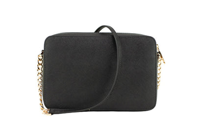 תיק קרוסבודי Jetset בגודל מדיום מבית Michael Kors דג 35T8GTTC9L-BLKG