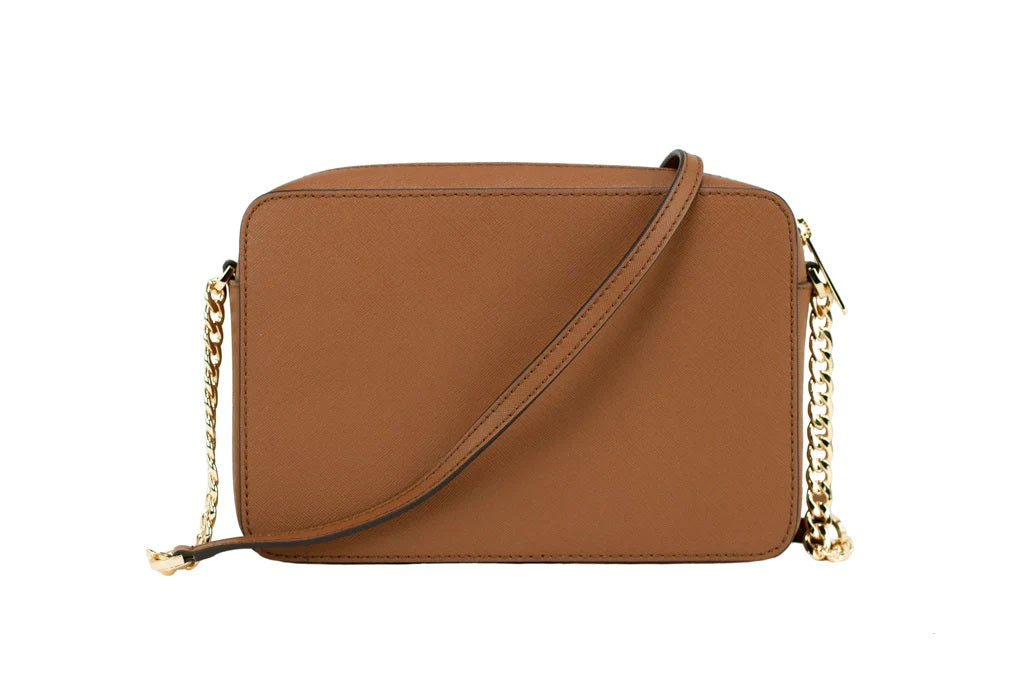 תיק קרוסבודי Jetset בגודל מדיום מבית Michael Kors דגם 35T8GTTC9L-TAN