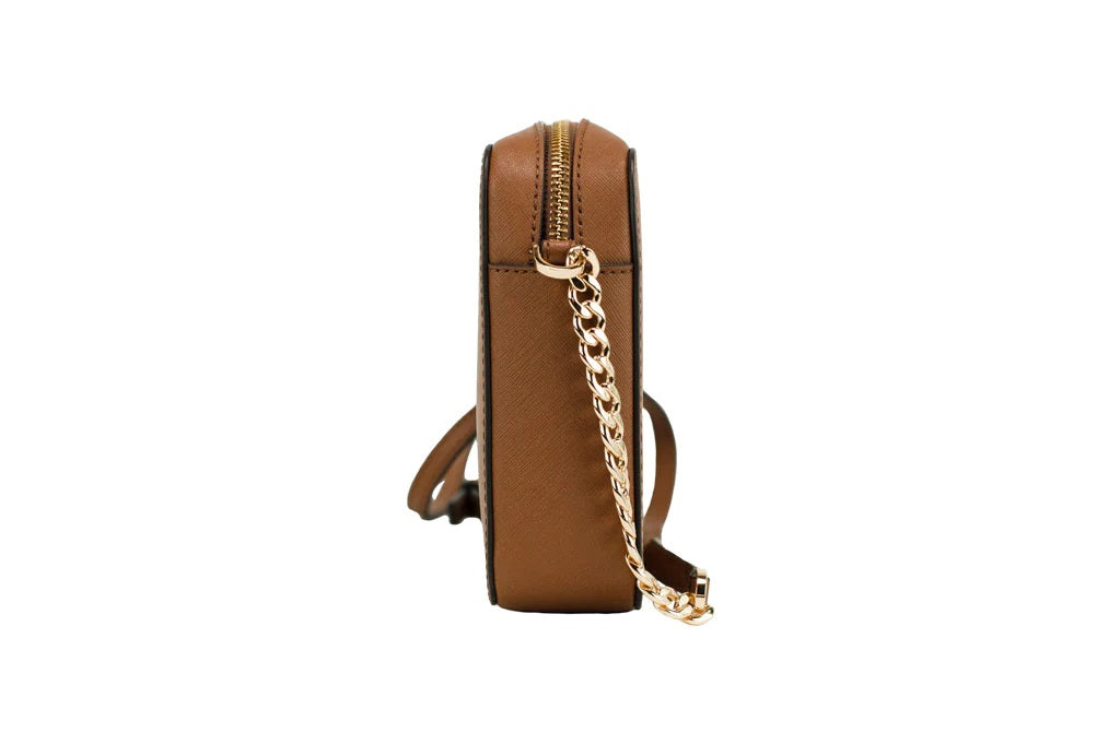 תיק קרוסבודי Jetset בגודל מדיום מבית Michael Kors דגם 35T8GTTC9L-TAN