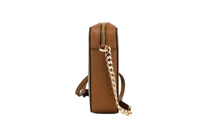 תיק קרוסבודי Jetset בגודל מדיום מבית Michael Kors דגם 35T8GTTC9L-TAN