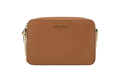 תיק קרוסבודי Jetset בגודל מדיום מבית Michael Kors דגם 35T8GTTC9L-TAN