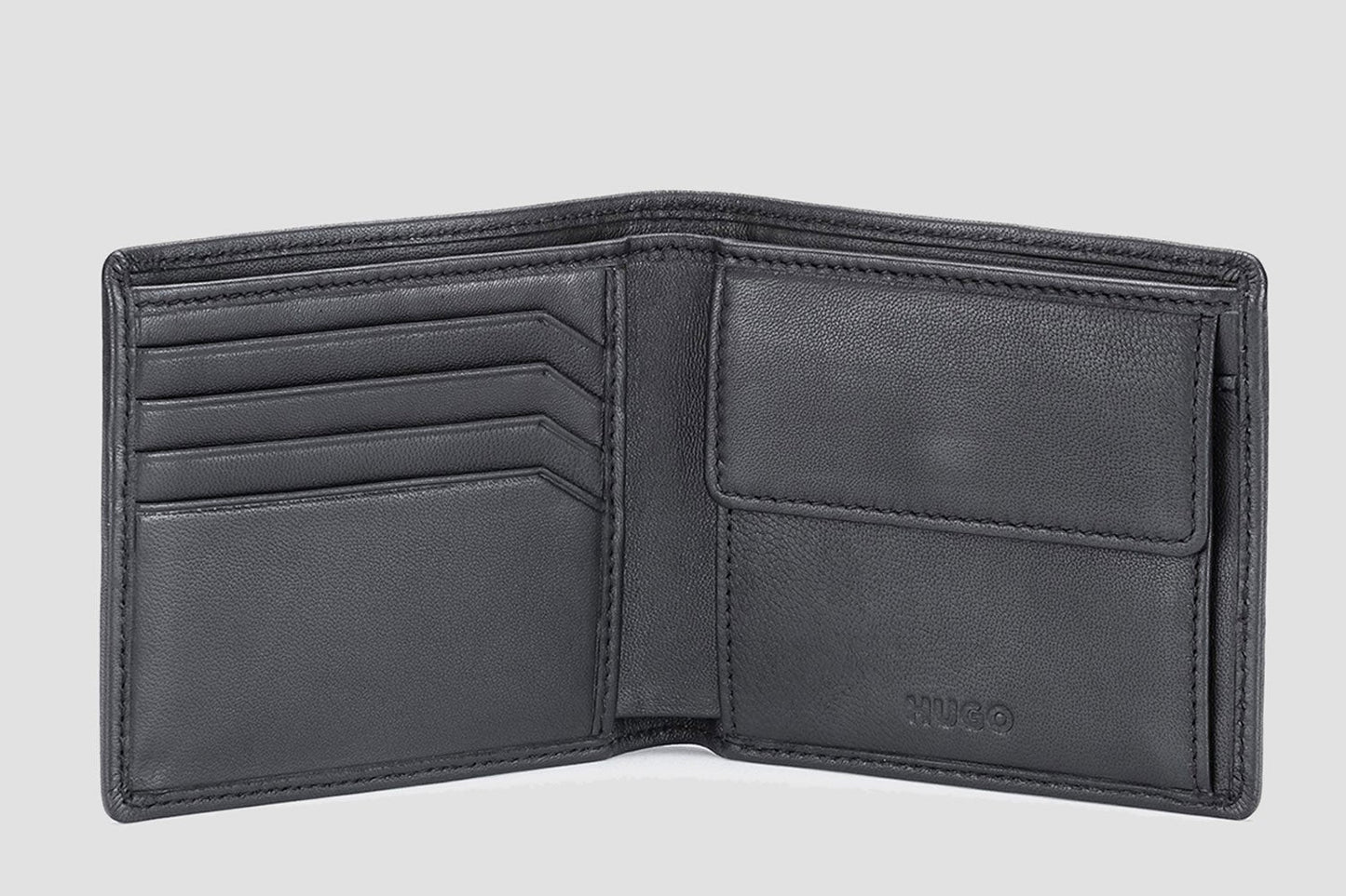 50470760 דגם Subway נפתח ומקום למטבעות מדגם HUGO ארנק לגבר מבתי