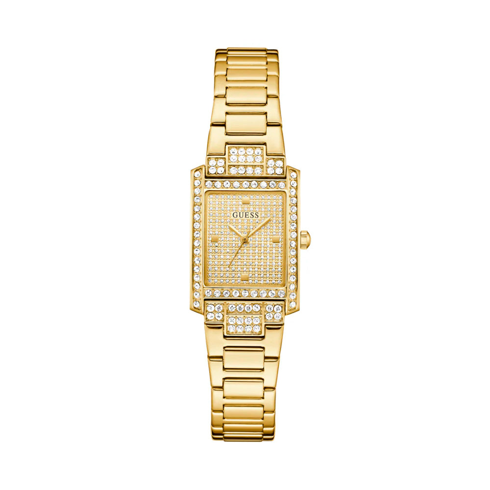 שעון יד לנשים GUESS גס דגם GW0995L2 בצבע זהב