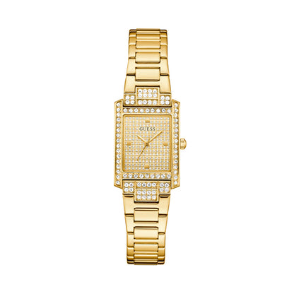 שעון יד לנשים GUESS גס דגם GW0995L2 בצבע זהב