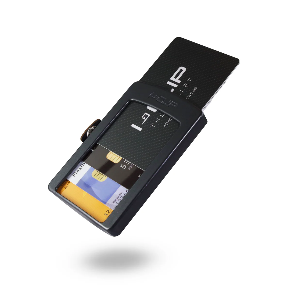 ארנק I-CLIP דגם Original Black Soft Touch Urban Grey R12_C121300