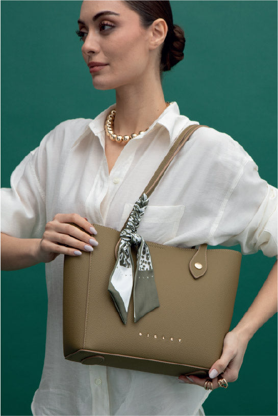 תיק ערב לאישה מבית המותג SISLEY דגם SLY-165GRN