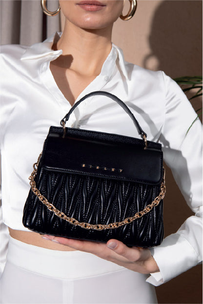 תיק ערב לאישה מבית המותג SISLEY דגם SLY-180BLK